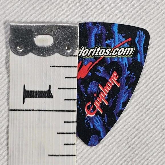 Vtg 90'S Doritos CIV Guitar Pick Yellow Collectors Epiphone Rare Retro - Picture 3 of 3